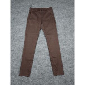 Bevy Flog Shely Joggers Pants Size 27 Brown Pull On Drawstring Elastic Waist